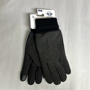 New Dockers Gloves Men’s Lined Black Touchscreen Gloves Sz L Casual Outdoors